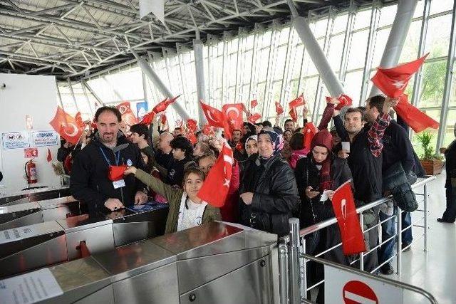 Teleferikte ‘cumhuriyet Rekoru’