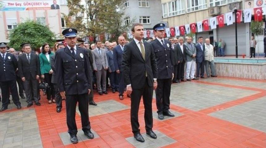 G&ouml;k&ccedil;ebey&rsquo;de Cumhuriyet Bayramı Coşkusu Yapılan T&ouml;renle Kutlandı