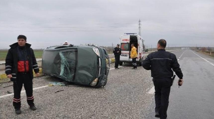 Seydişehir&rsquo;de Trafik Kazası: 1 Yaralı