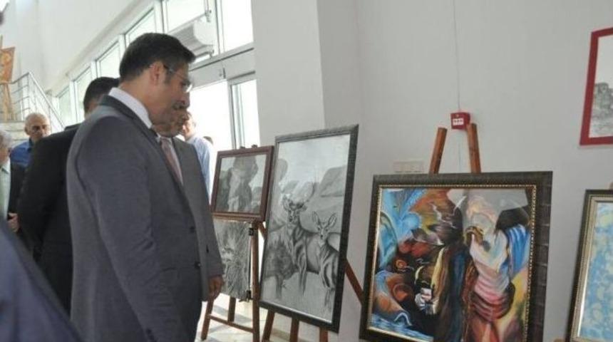 Resim &Ouml;ğretmenleri Sergi A&ccedil;tı
