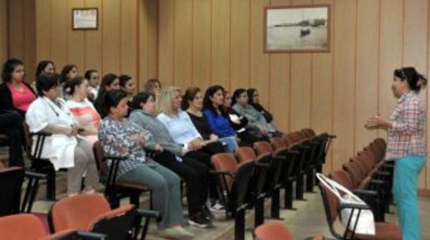 Akdeniz Belediyesi&rsquo;nin Kadın &Ccedil;alışanlarına Kanser Eğitimi