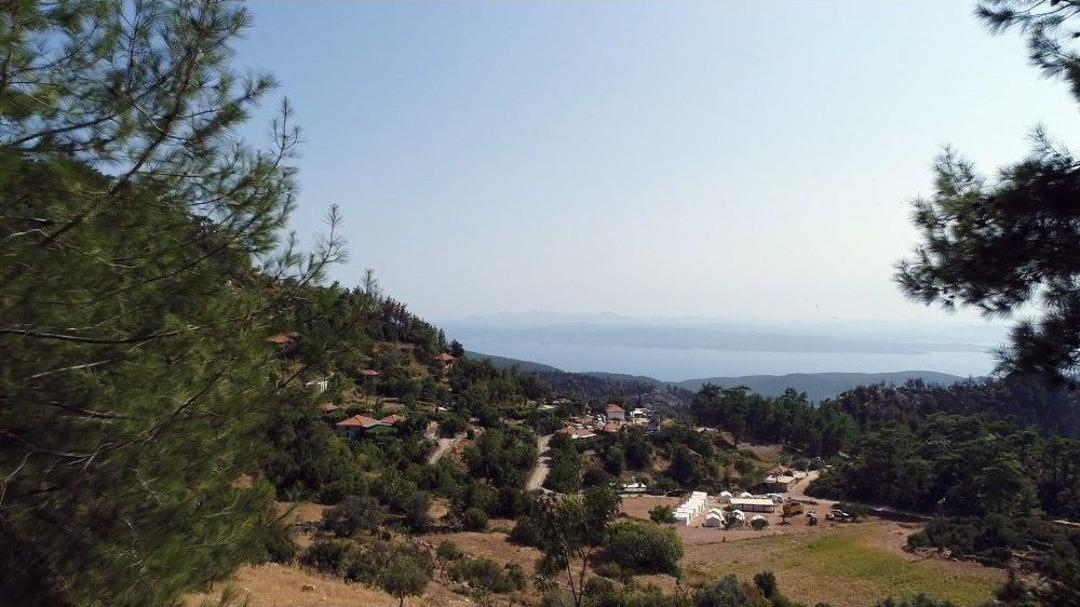 (&ouml;zel Haber) Zentink&ouml;y&rsquo;de Yangın &Ouml;ncesi Ve Sonrası Havadan G&ouml;r&uuml;nt&uuml;lendi