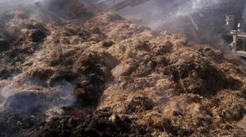 Mut&rsquo;ta Samanlık Yangını