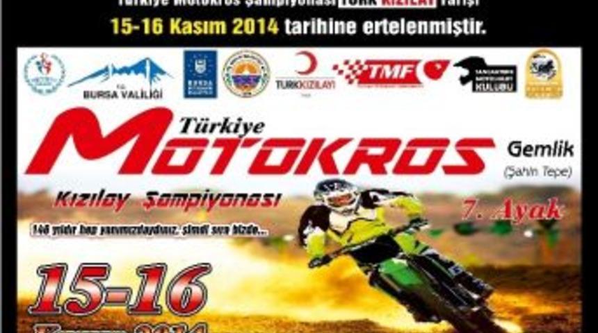 Motokros Yarışları Ertelendi