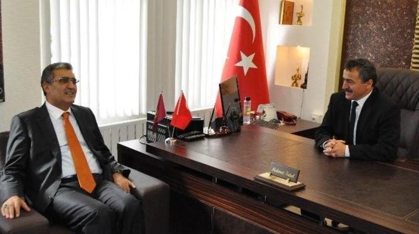 Recep Konuk&rsquo;tan Başkan Tutal&rsquo;a Ziyaret