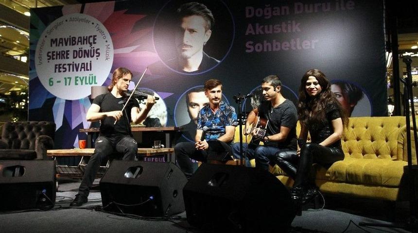 Aydilge Ve Ferman Mavibah&ccedil;e&rsquo;ye Konuk Oldu