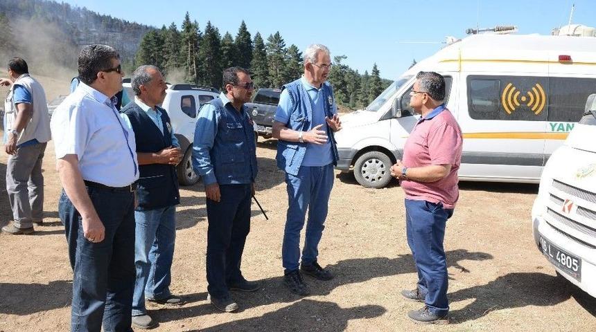 Başkan Yağcı, Soğutma &Ccedil;alışmalarını İnceledi