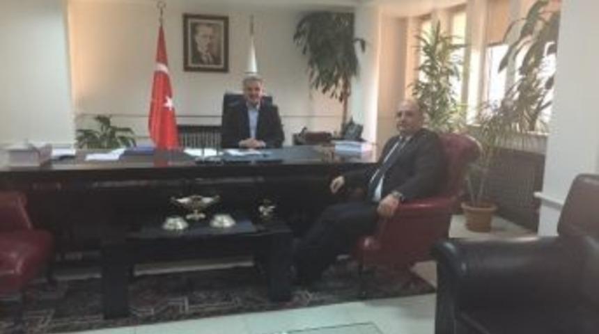 Sara&ccedil;&rsquo;tan Rekt&ouml;r Elmas&rsquo;a Ziyaret