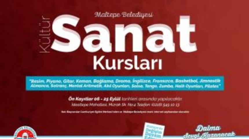 Maltepe Belediyesinden Sanat Kursları