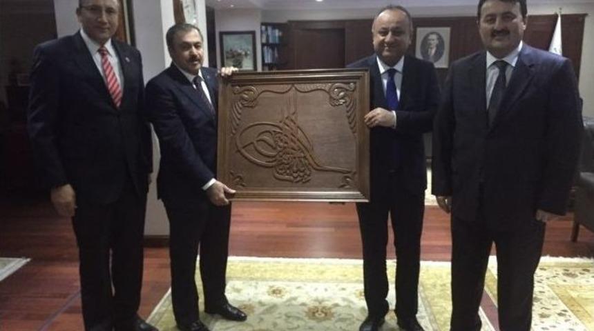 Başkan Babaş, Kırık Barajı&rsquo;nı Bakan Eroğlu&rsquo;na Arz Etti