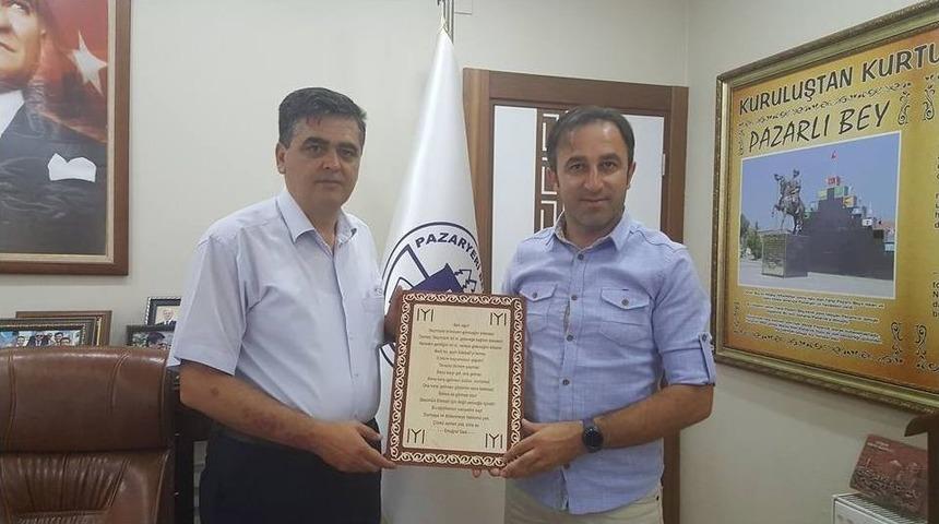 Sağlık Sen Bilecik Şube Başkanı Orhan Pir Ve Başkan Yal&ccedil;ın Bir Araya Geldi