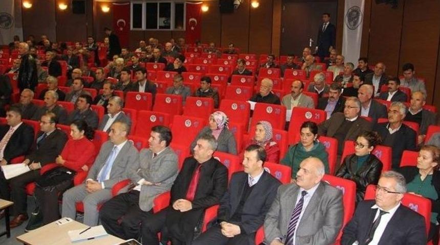 Mut Kaymakamı Akyavuz, Muhtar Ve Daire Amirleriyle Bir Araya Geldi