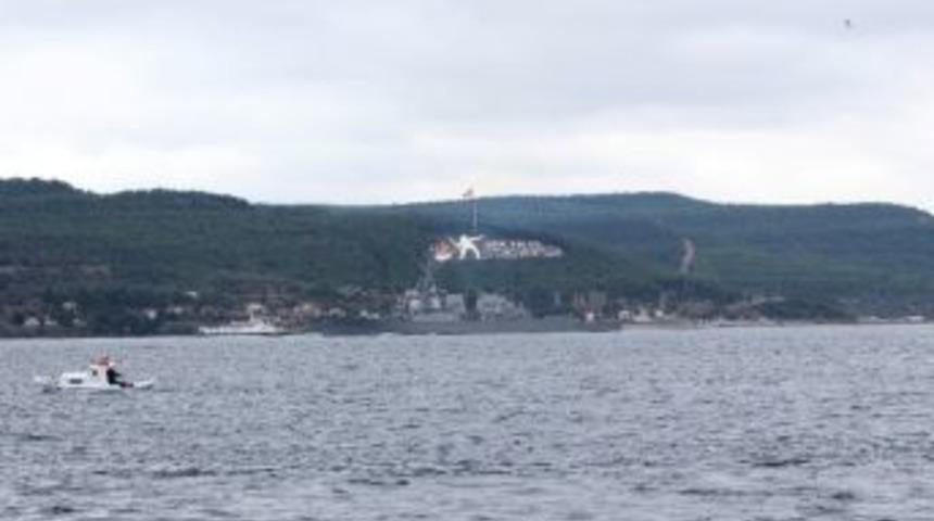 Abd Savaş Gemisi Çanakkale Boğazı’ndan Geçti