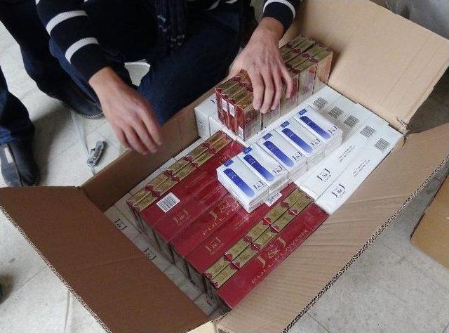 Aksaray’da 50 Bin Paket Sigara Ele Geçirildi