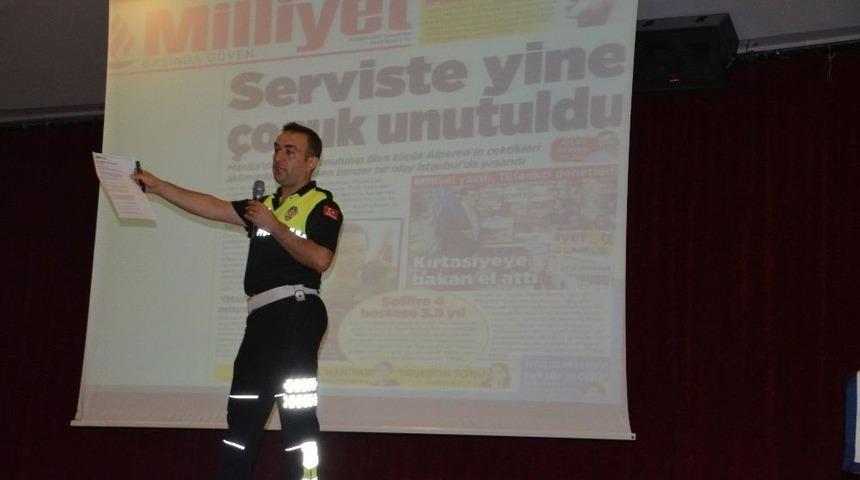 Aliağa&rsquo;da Servis S&uuml;r&uuml;c&uuml;lerine Eğitim