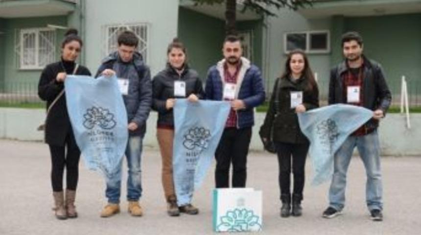 Nil&uuml;fer&rsquo;de Kapı Kapı Geri Kazanım Eğitimi