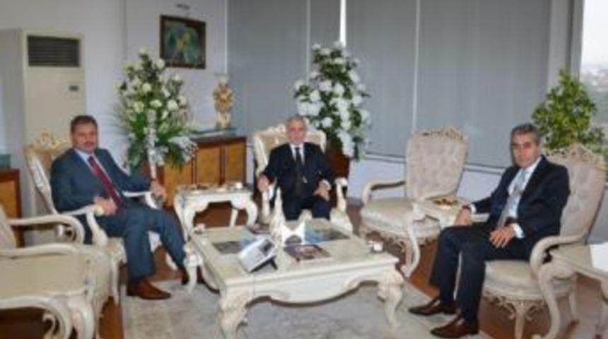 Vali S&uuml;leyman Kam&ccedil;ı&lsquo;dan Belediyeye Ziyaret