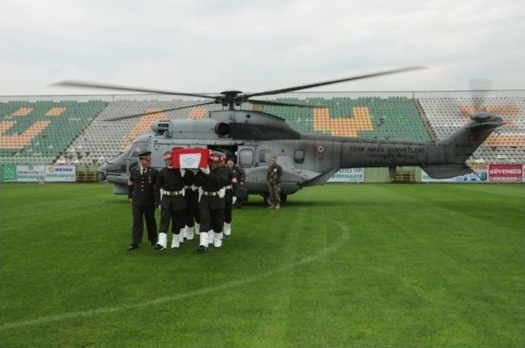 Şehidin Cenazesi &Uuml;nye&rsquo;ye Getirildi