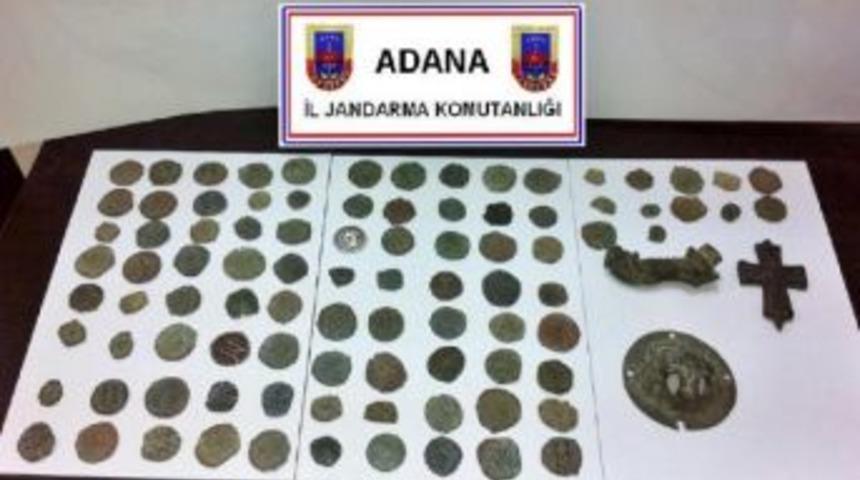Adana'da 105 Sikke Ele Ge&ccedil;irildi