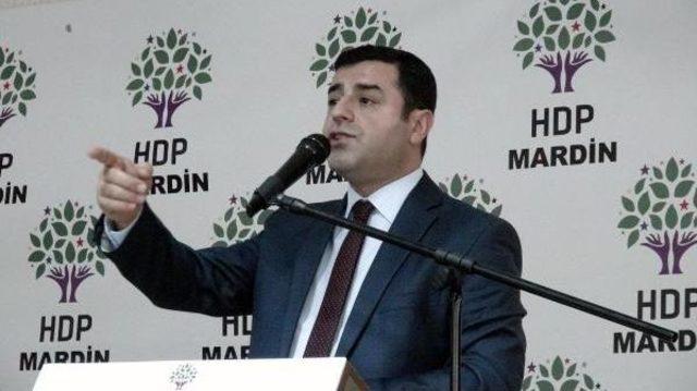 Demirtaş: Gülen Cemaati Özür Dilemeli