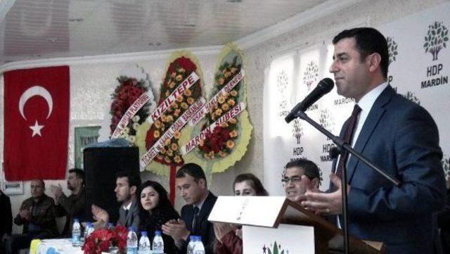 Demirtaş: Gülen Cemaati Özür Dilemeli