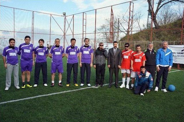 G&ouml;rme Engellilerden Futbol Şovu 2
