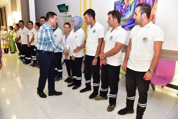 Tütüncü, Belediye Sağlık Merkezi’ni Tanıttı G1