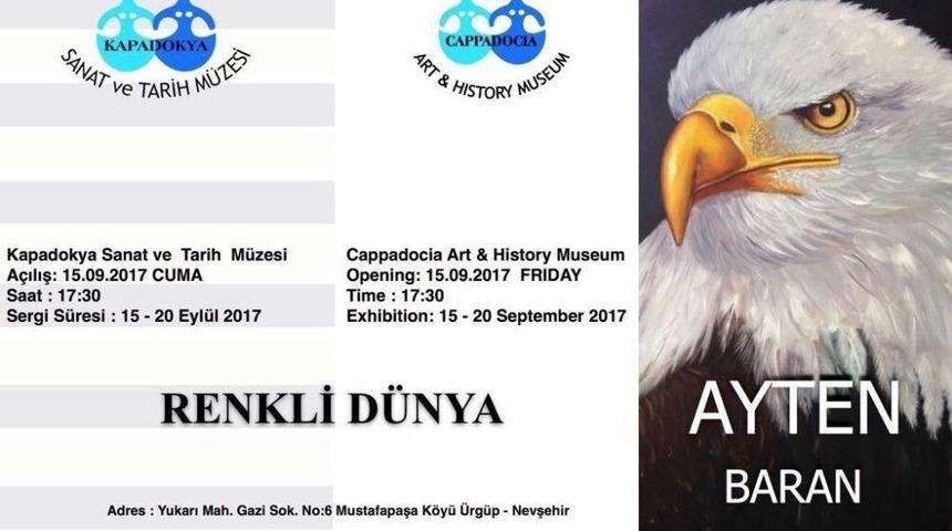 Ressam Ayten Baran Kapadokya Sanat Ve Tarih M&uuml;zesinde