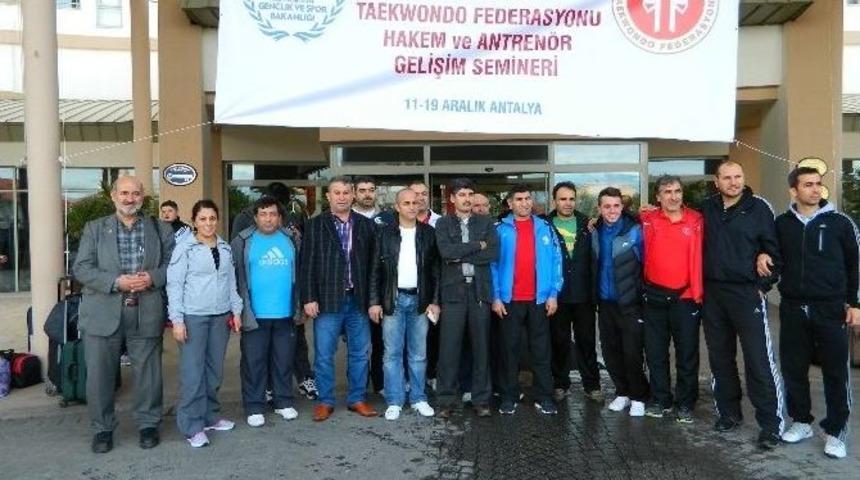 Taekwondo Seminerleri Antalya&rsquo;da Yapıldı