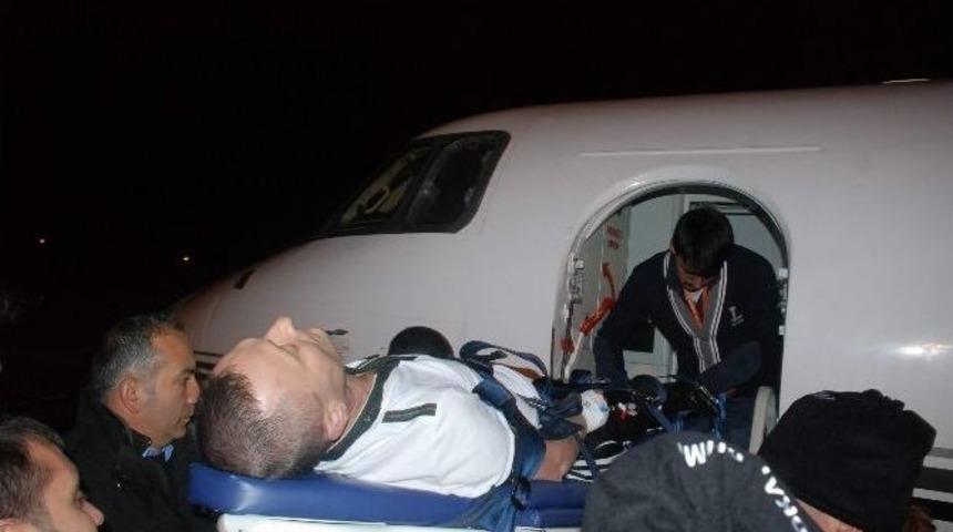 Ambulans U&ccedil;ak Kalp Nakli İ&ccedil;in Havalandı