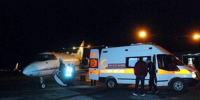 Ambulans Uçak Kalp Nakli İçin Havalandı