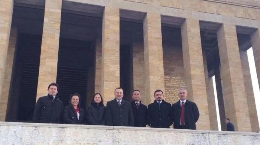 &Ccedil;anakkale Barosu Anıtkabir&rsquo;de