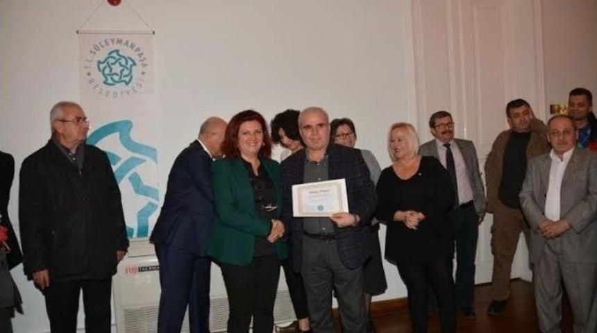 S&uuml;leymanpaşa&rsquo;nın Kurtuluş Coşkusuna Katılanlar Teşekk&uuml;r Belgelerini Aldı