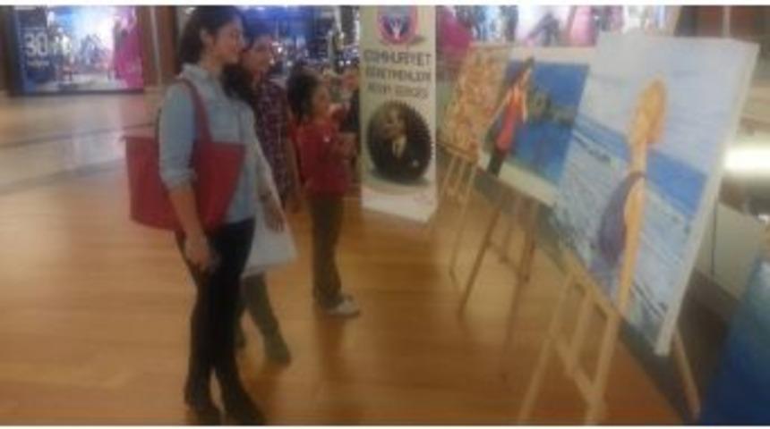 Cumhuriyet &Ouml;ğretmenleri Resim Sergisi A&ccedil;ıldı
