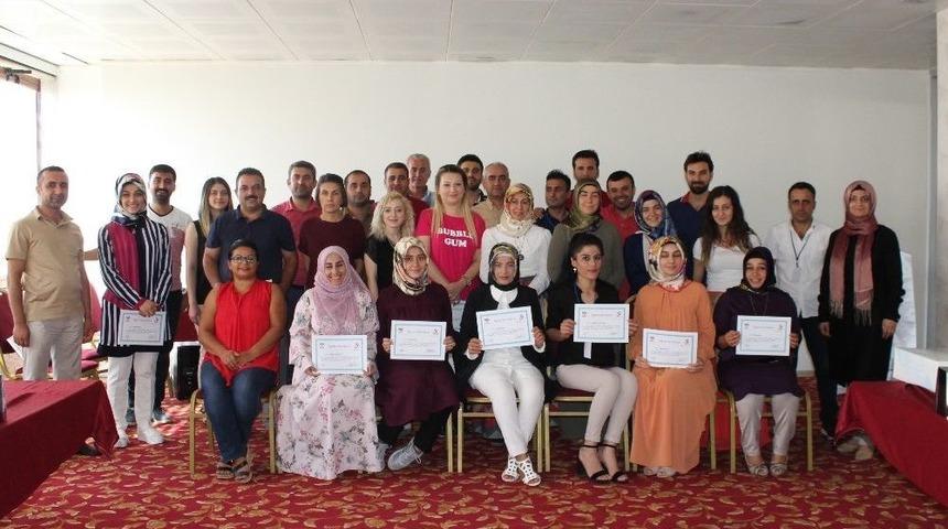 Aep Kapsamında &lsquo;eğitici Eğitimi&rsquo; Alan Kişiler Sertifikalarını Aldı