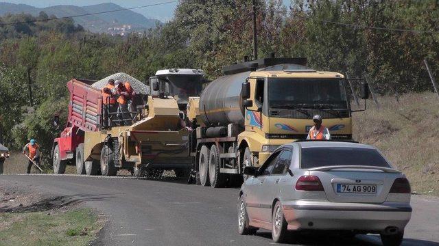 Yaklaşan Kış &Ouml;ncesi, Asfalt &Ccedil;alışmaları S&uuml;r&uuml;yor 3