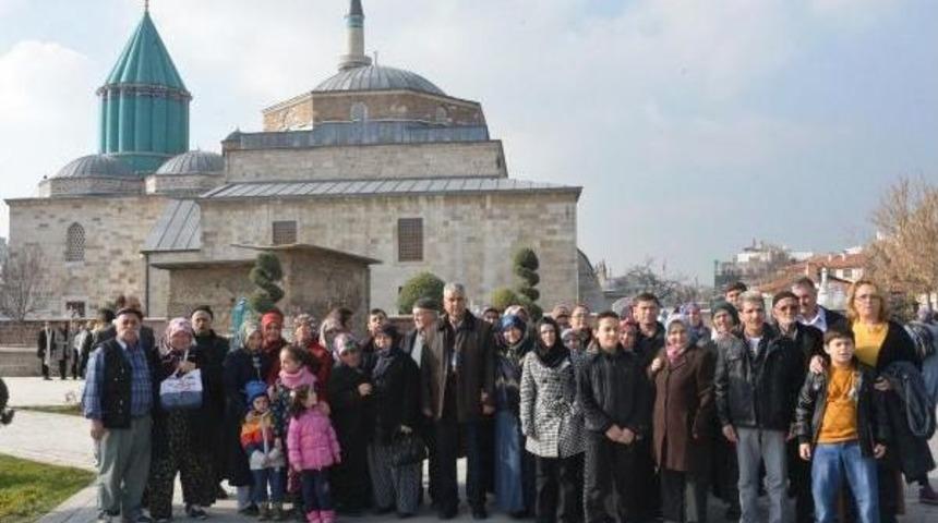 Soma'da Yaşamını Yitiren Madencilerin Ailelerinden Mevlana M&uuml;zesi Ziyareti
