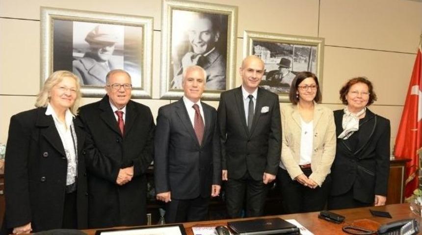 Londra Enfield Belediye Başkanı Bakır&rsquo;dan Bozbey&rsquo;e Ziyaret