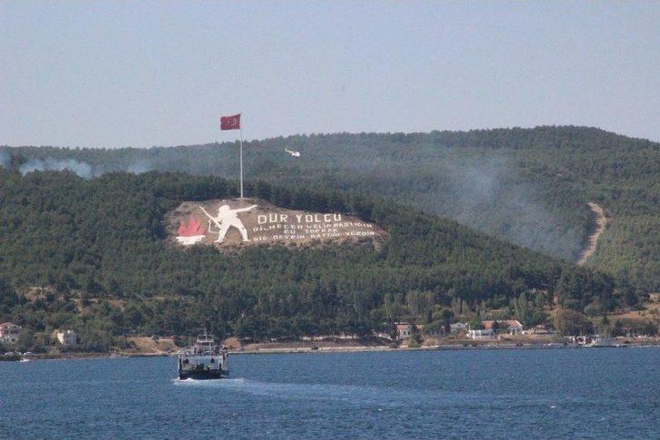 Tarihi Gelibolu Yarımadası’nda Yangın G1