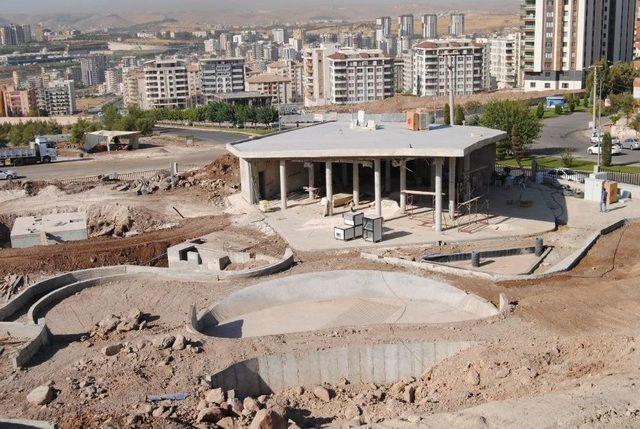 Şanlıurfa’da Çocuk Oyun Dünyası İnşaatı Devam Ediyor