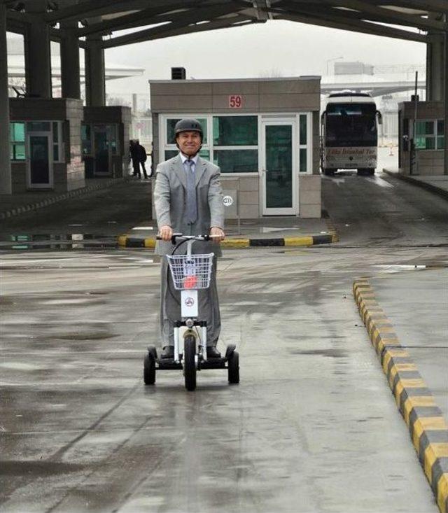 Kapıkule&rsquo;de Elektrikli Bisiklet D&ouml;nemi 1