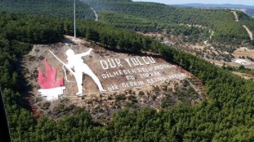 &Ccedil;anakkale'de Şehitlikte Orman Yangını (3)