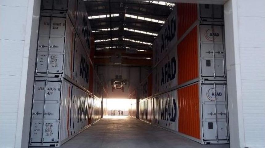 Adıyaman’daki Afad Deposu Bölgeye Hitap Ediyor