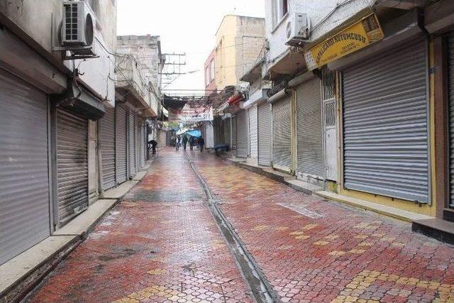 Siirt&rsquo;te Esnaf Kepenk A&ccedil;madı 1