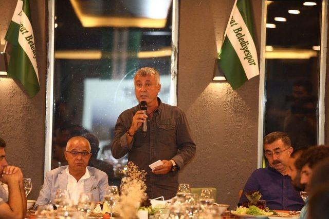 Manavgat Belediyespor&rsquo;a Moral Yemeği 1