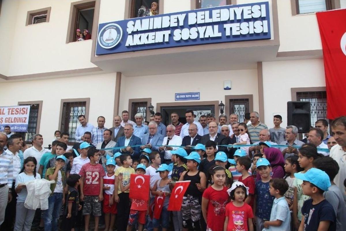 Şahinbey Belediyesi Akkent Sosyal Tesisi Hizmete A&ccedil;ıldı