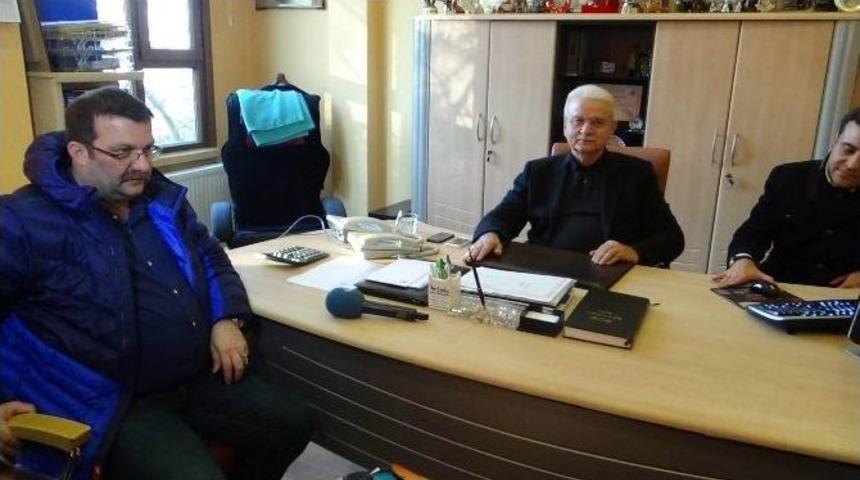 Zonguldak K&ouml;m&uuml;rspor Başkanı S&uuml;leyman Caner&rsquo;den Yusuf G&uuml;nay&rsquo;a Ziyaret