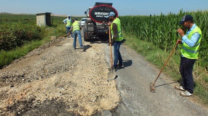 Karak&ouml;pr&uuml; Kırsalında Asfalt &Ccedil;alışmaları S&uuml;r&uuml;yor