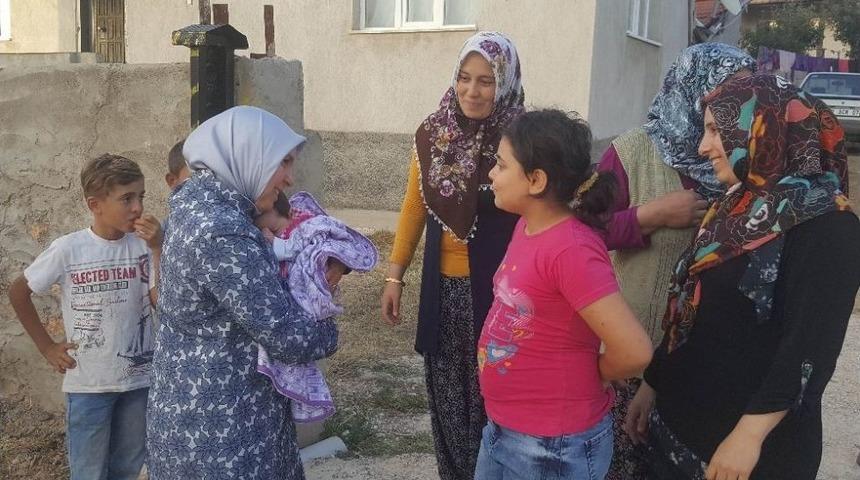 Milletvekili H&uuml;sn&uuml;ye Erdoğan İl&ccedil;e Ziyaretlerine Devam Ediyor