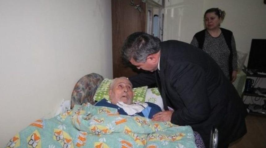 Başkan &Ouml;zdemir&rsquo;den Yatalak &Ccedil;ifte Moral Ziyareti